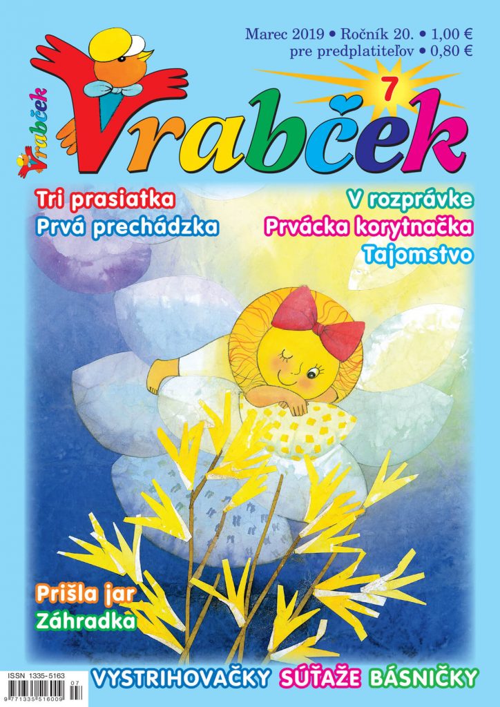 časopis Vrabček marec 2019 obálka