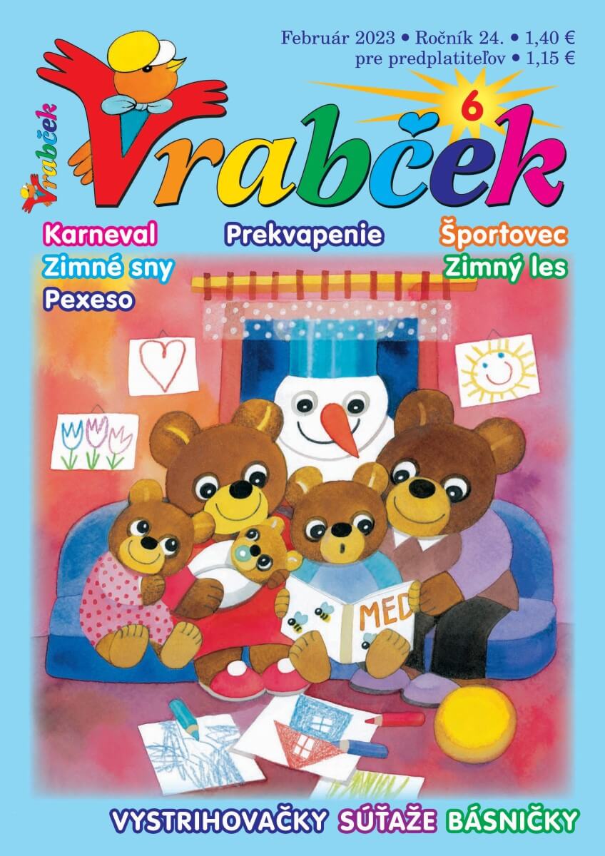 časopis Vrabček február 2023