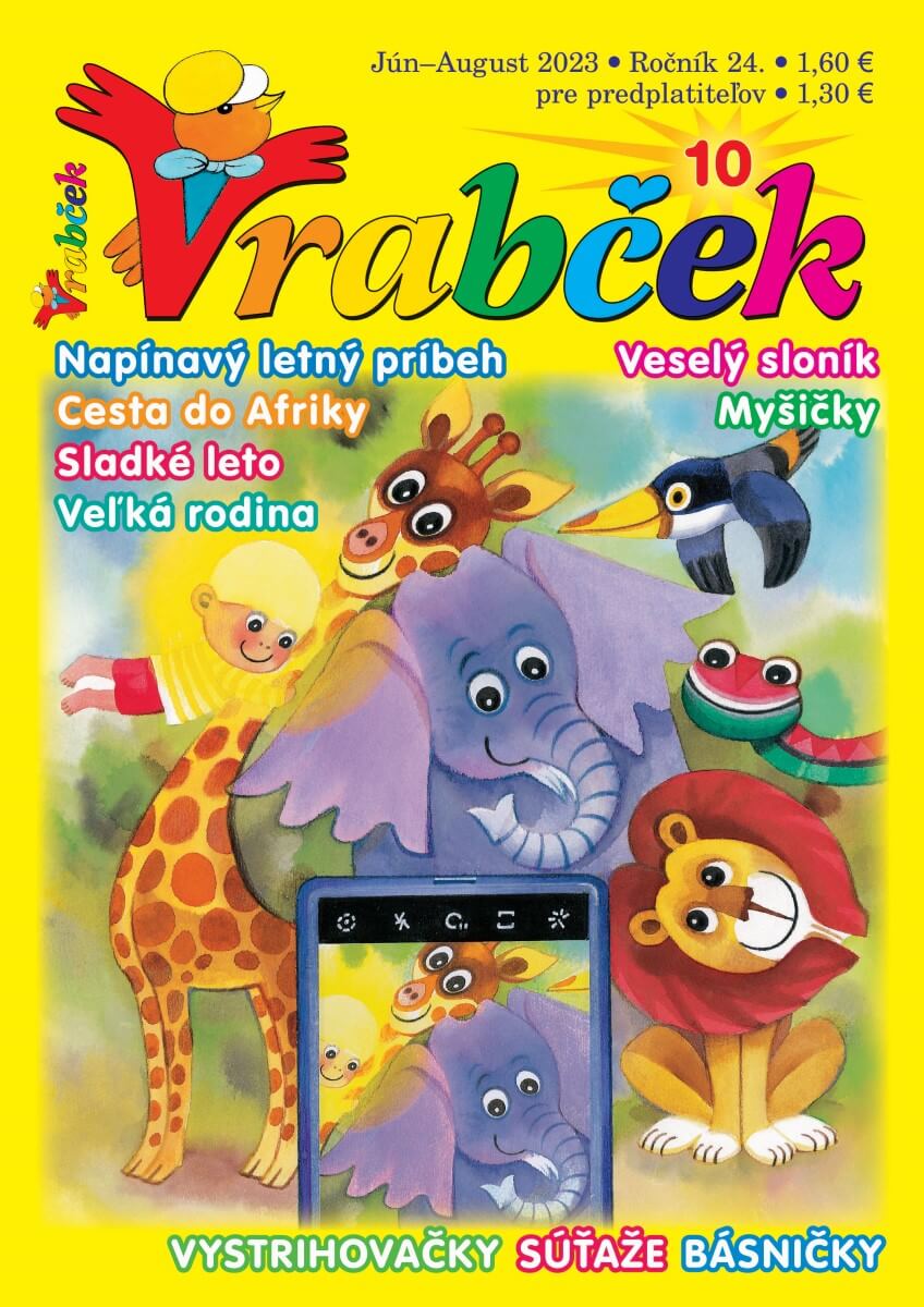 časopis Vrabček jún-august 2023