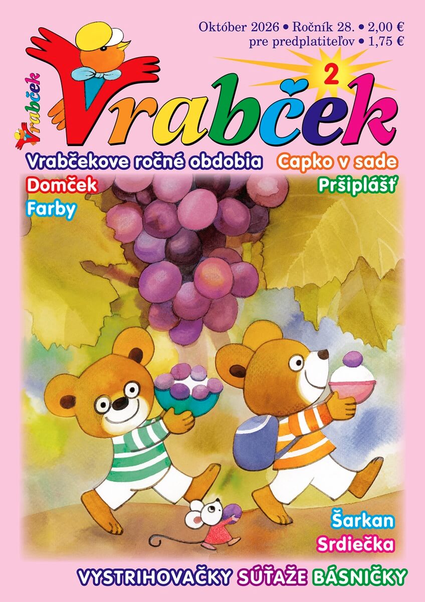 časopis Vrabček október 2026