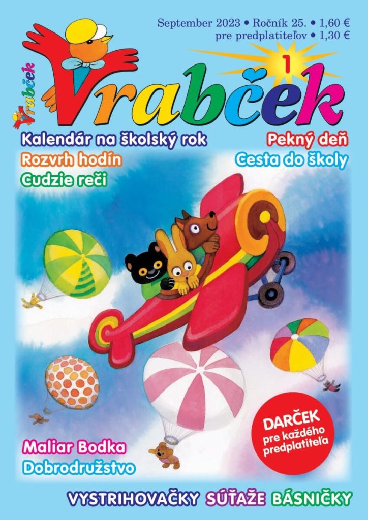 časopis Vrabček september 2023