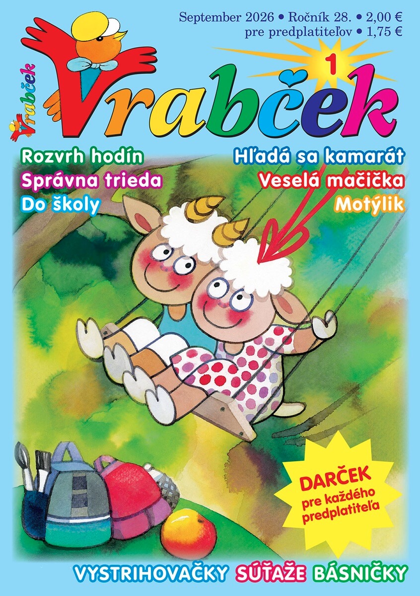 časopis Vrabček september 2026
